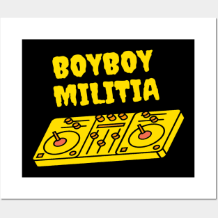 Boyboy Militia - Vinyl collection (yellow) Posters and Art